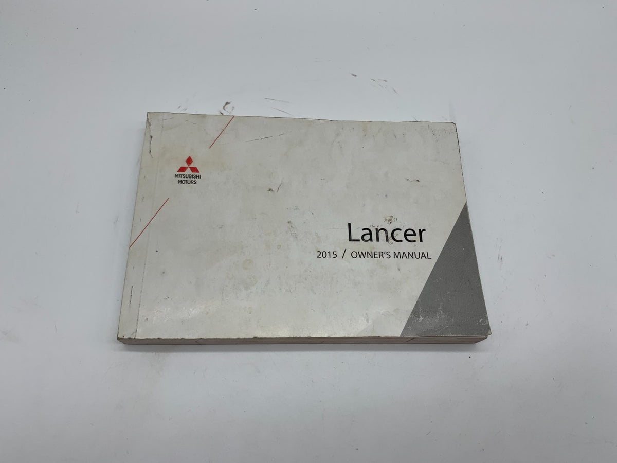 2015 Mitsubishi Lancer Owners Manual Set OEM D03B28013