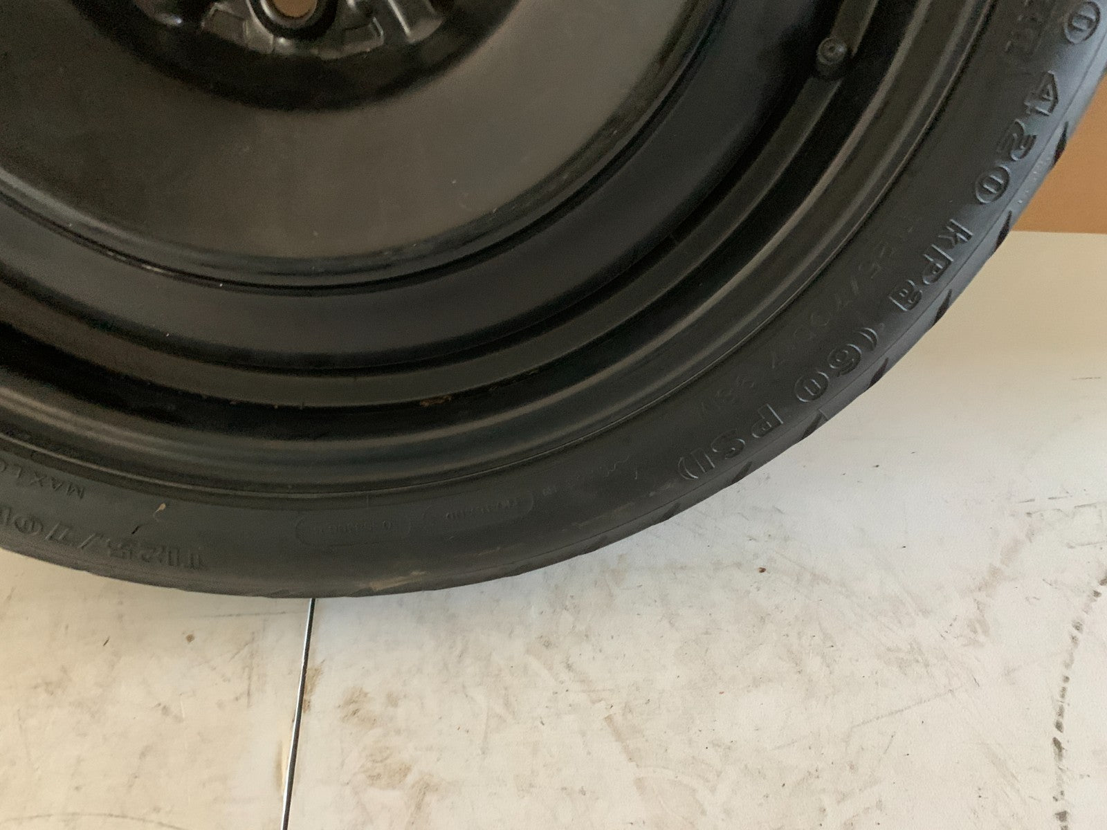 2006-2015 Lexus IS250 IS 250 17" Spare Tire Wheel Compact Donut T125/70D17