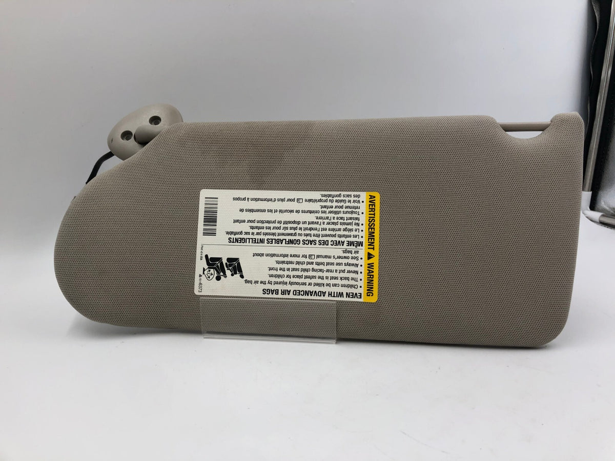2005-2008 Pontiac Grand Prix Passenger Sun Visor Gray OEM B01B29043