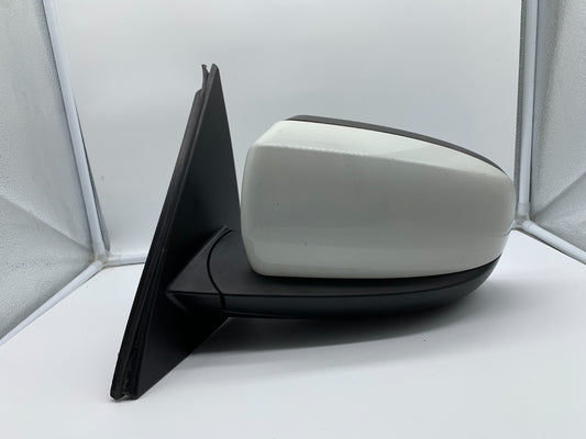 2011-2013 BMW X5 Driver Side View Power Door Mirror White OEM B03B24003
