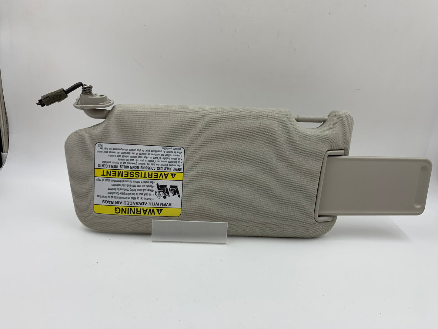 2010-2014 Subaru Legacy Passenger Sun Visor Illuminated OEM Gray
