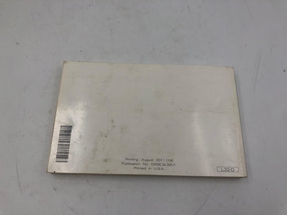 2012 Nissan Altima Owners Manual OEM D02B65009