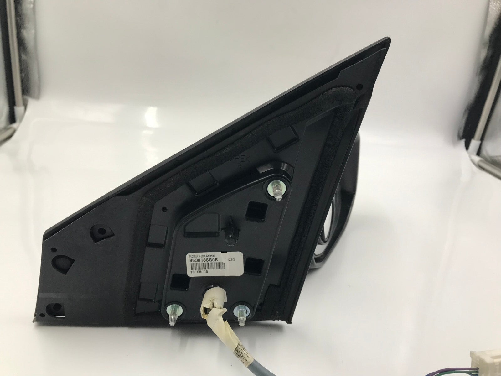 2013-2015 Nissan Sentra Passenger Side View Power Door Mirror Black B03B15091