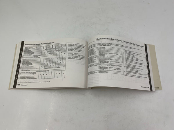 1999 Honda Accord Owners Manual Handbook OEM J02B52021