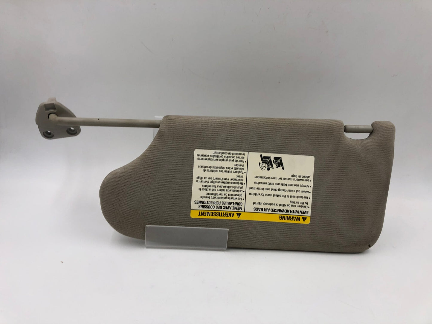 2013-2019 Nissan Altima Passenger Sun Visor Sunvisor Gray Illumination A03B52042