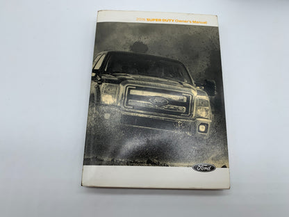 2016 Ford F250 F-250 Super Duty Owners Manual Set with Case OEM D02B15030