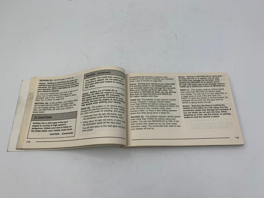 2007 Chevrolet Impala Owners Manual OEM B03B32026