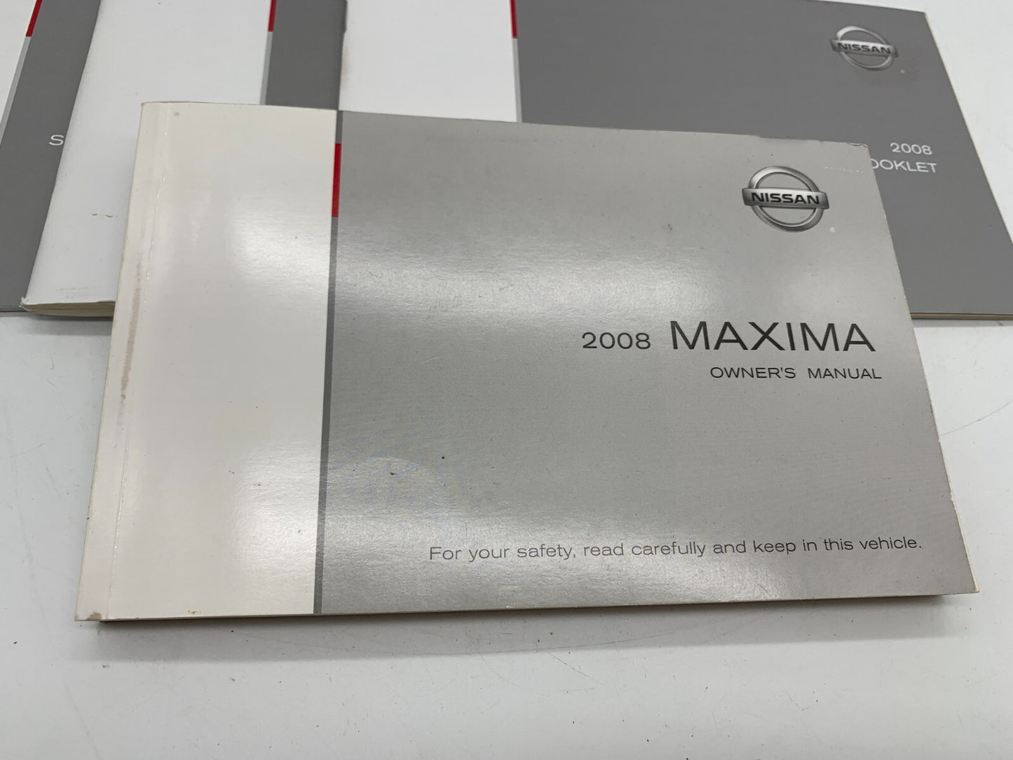 2008 Nissan Maxima Owners Manual Set with Case OEM A04B08048
