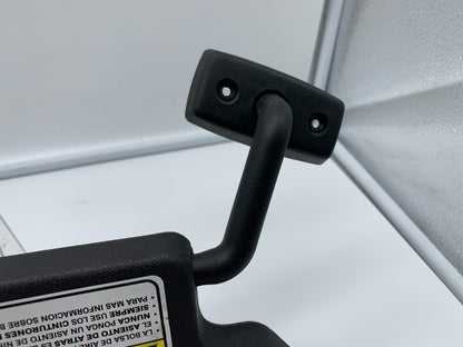 2007-2009 Jeep Wrangler Driver Sun Visor Black OEM B03B51003