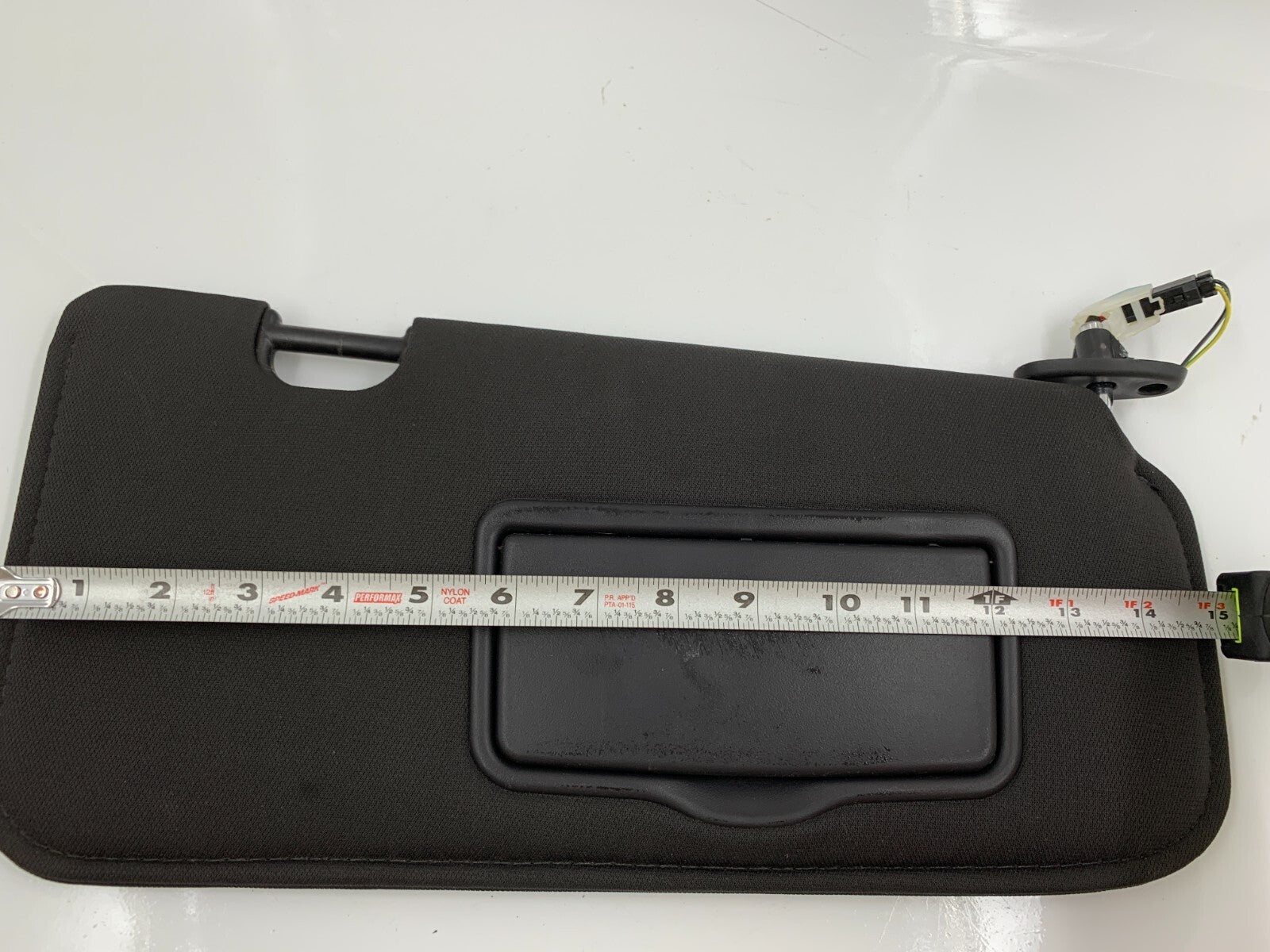 2008-2009 Ford Escape Passenger Sun Visor Sunvisor Black Illumination C03B09083