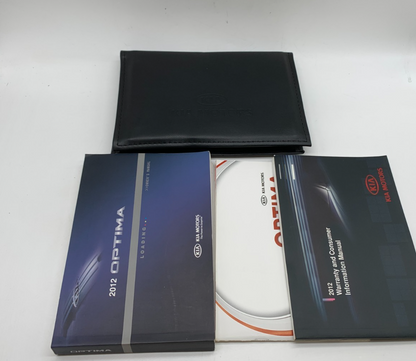 2012 Kia Optima Owners Manual Set with Case OEM B01B04009
