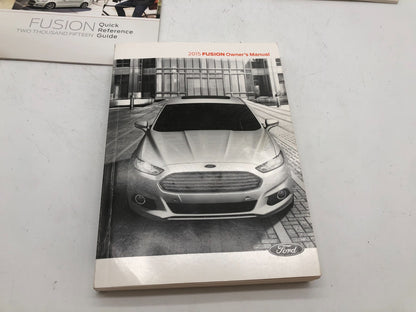 2015 Ford Fusion Owners Manual Set with Case OEM C02B46011