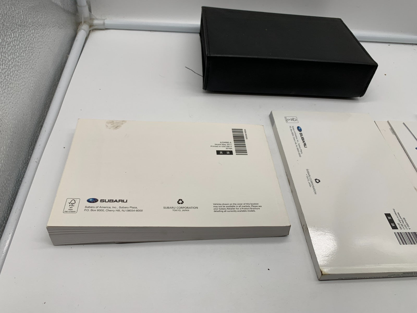 2018 Subaru Legacy Owners Manual Set with Case OEM A01B44008