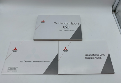 2019 Mitsubishi Outlander Sport & RVR Owners Manual Set OEM B01B23007