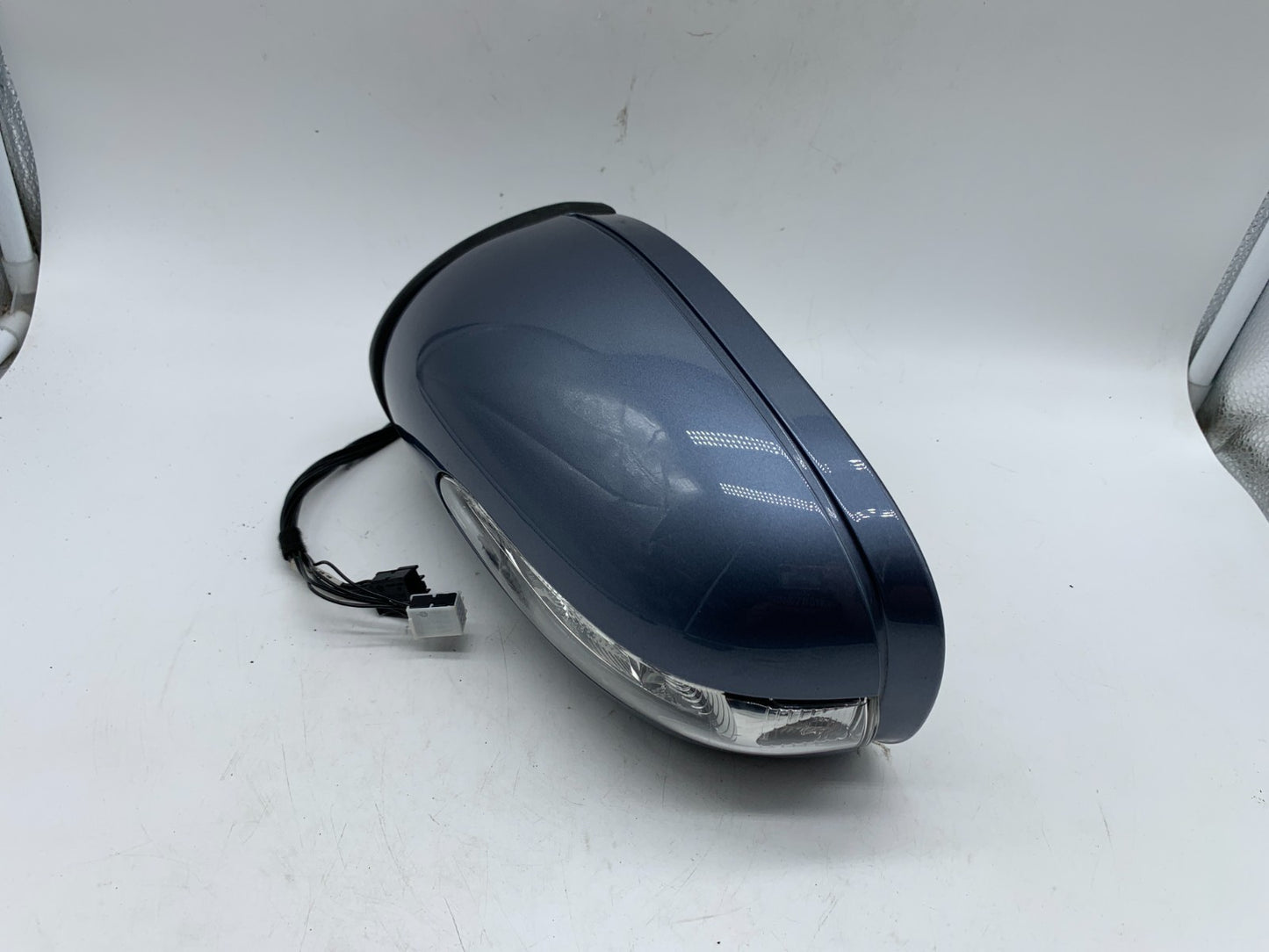 2003-2006 Mercedes E320 Driver Side View Power Door Mirror Blue OEM C03B61003