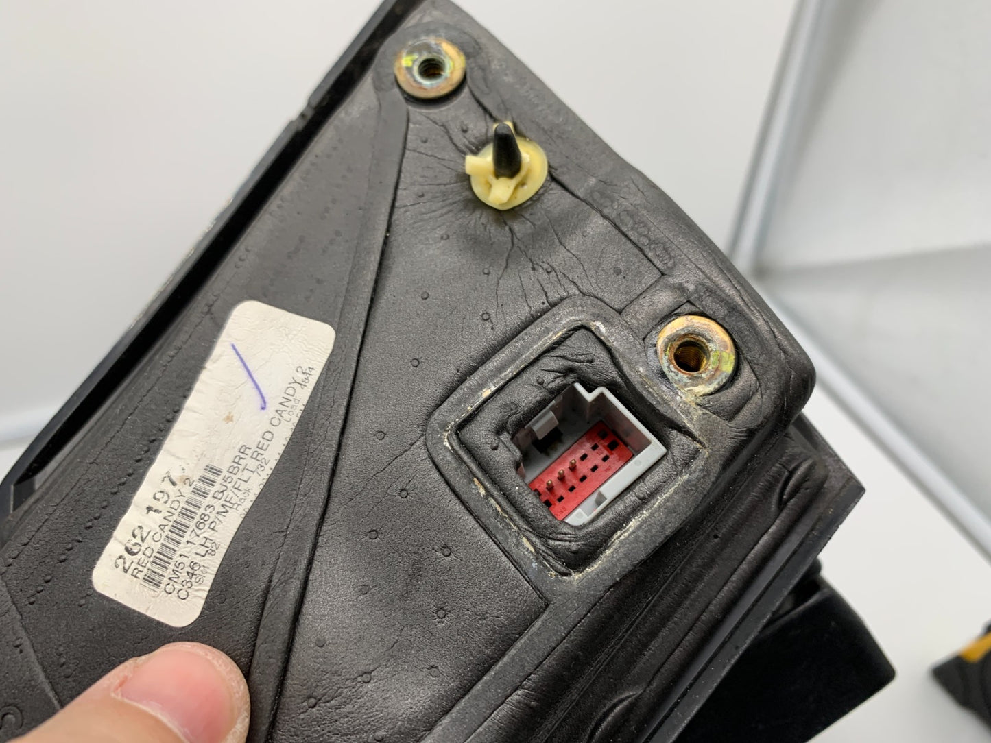 2012-2014 Ford Focus Driver Side View Power Door Mirror Red Candy 2 OEM