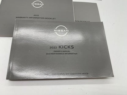 2022 Nissan Kicks Sedan Owners Manual Set with Case OEM A04B38018
