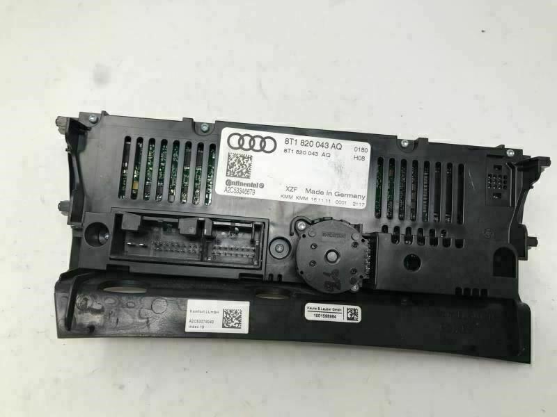 2010-2013 Audi A5 AC Heater Climate Control Unit OEM D02B18011