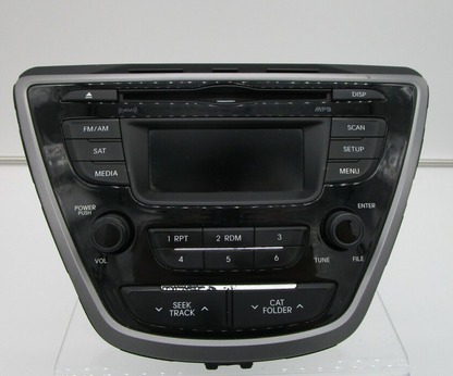 2014-2016 Hyundai Elantra AM FM CD Player Radio Receiver OEM C04B27021
