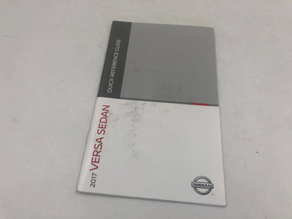 2017 Nissan Versa Sedan Owners Manual Set with Case OEM E01B67008