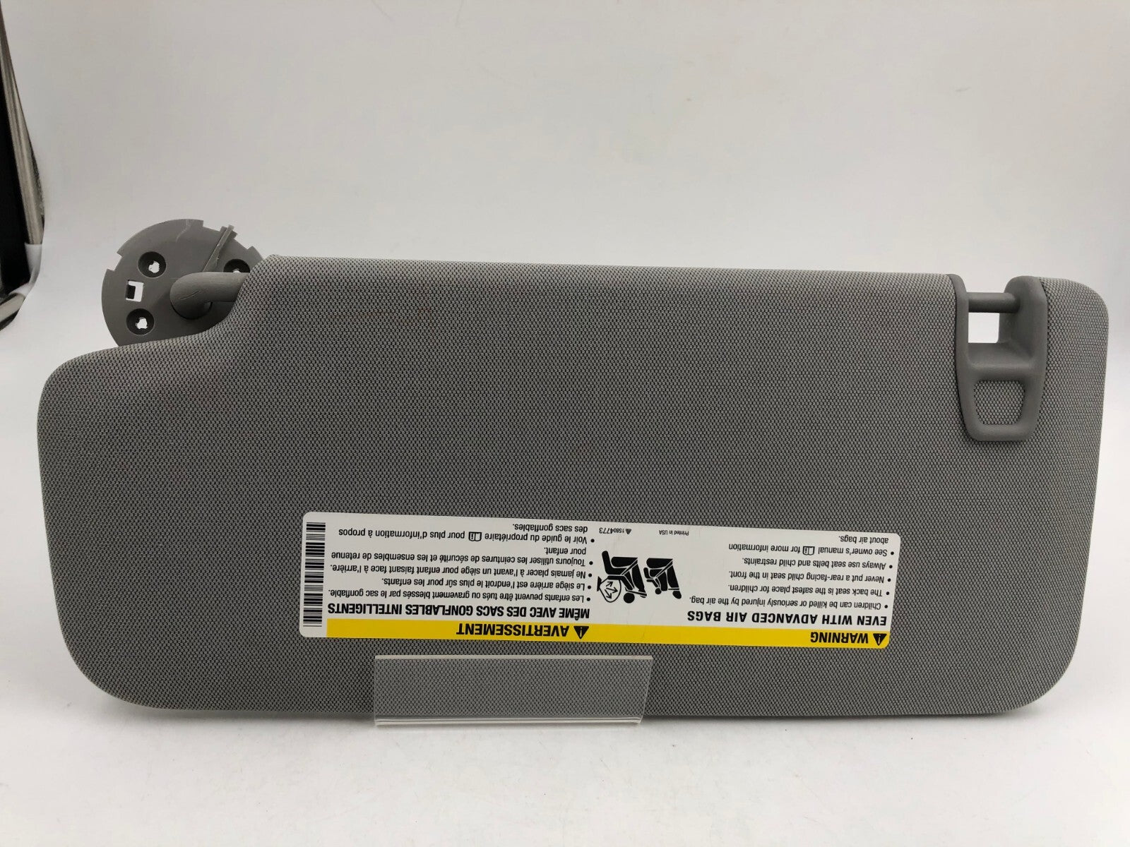 2017-2021 Chevrolet Trax Passenger Sun Visor Gray OEM B04B03053