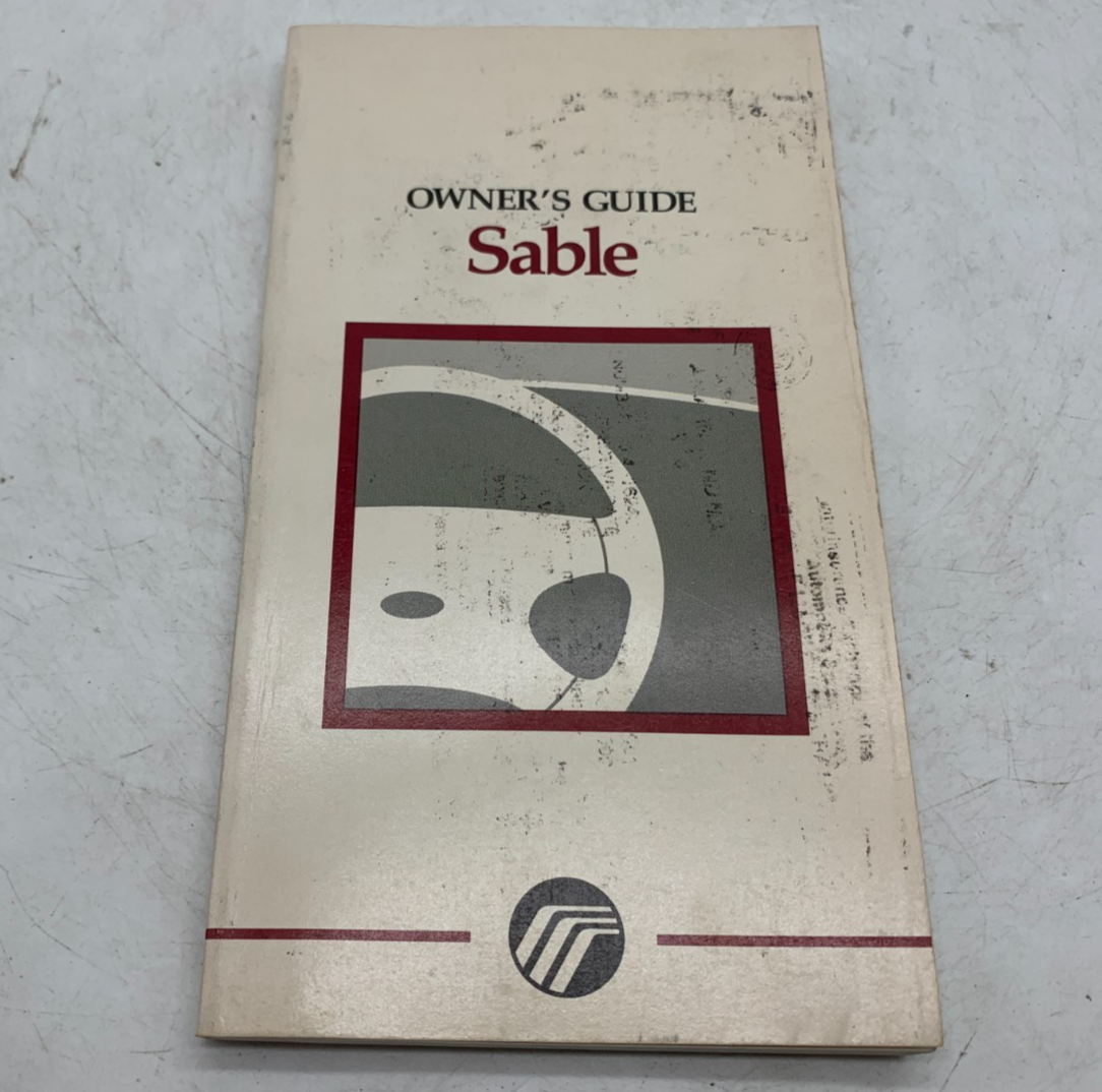 1996 Mercury Sable Owners Manual OEM B01B20099