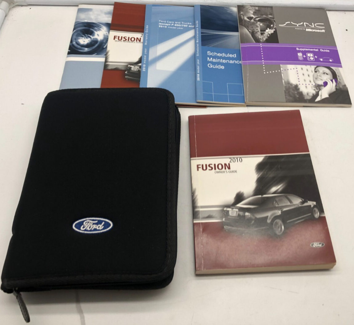 2010 Ford Fusion Owners Manual Set with Case OEM B03B43003