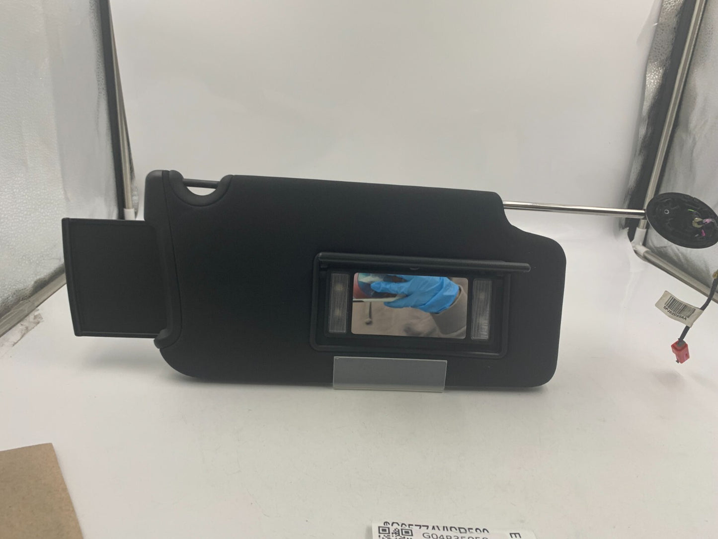 2011-2014 Dodge Charger Passenger Sun Visor Sunvisor Black Illuminated D02B34083