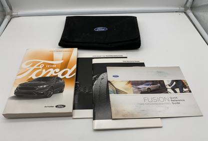 2018 Ford Fusion Owners Manual Set with Case OEM A01B44012