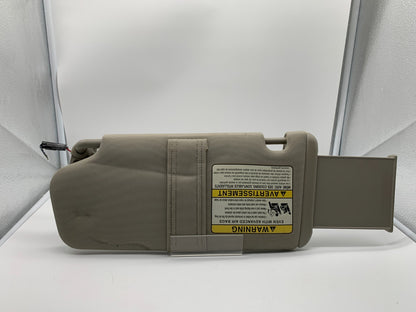 2002-2005 Subaru Legacy Passenger Sun Visor Gray Illuminated OEM B04B37001