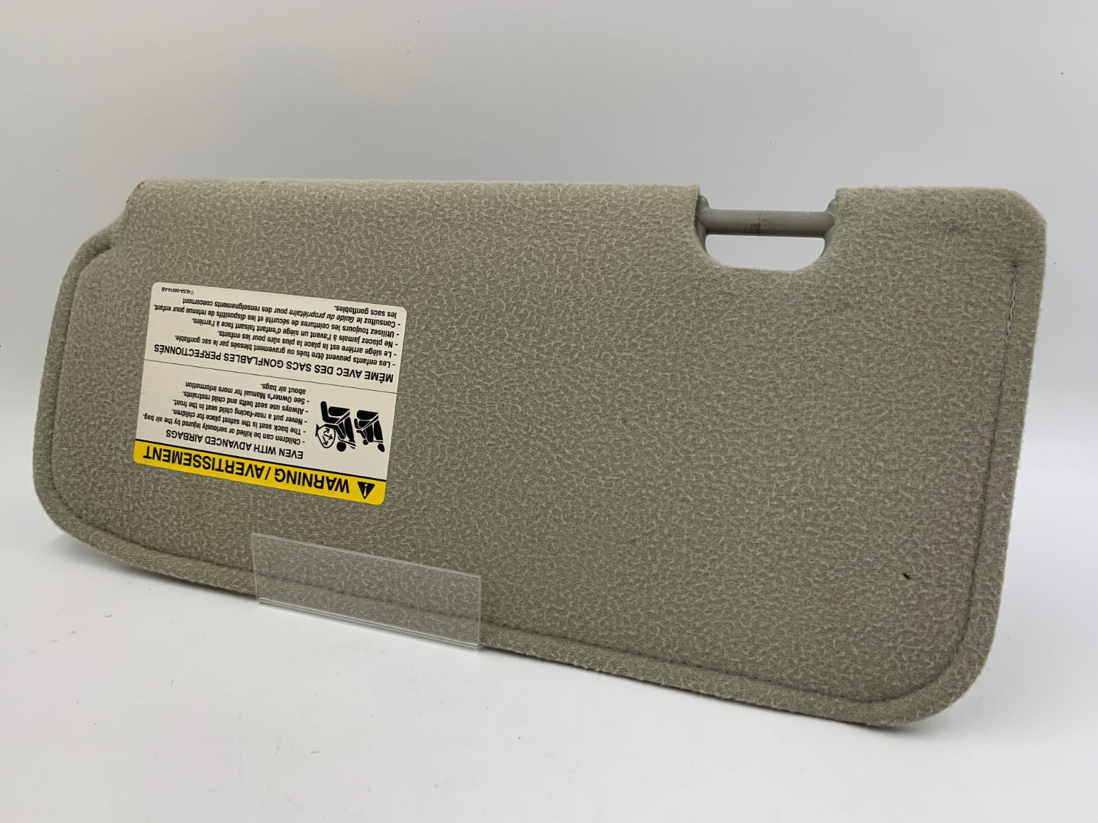 2001-2002 Ford Escape Passenger Sun Visor Gray OEM D04B48069
