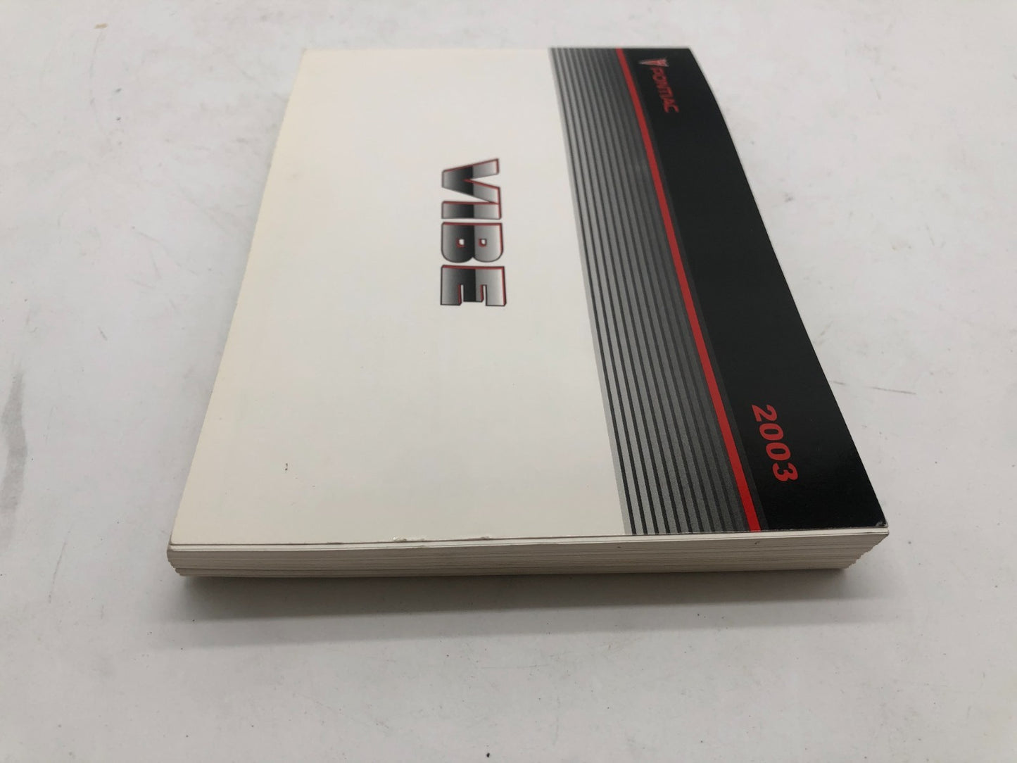 2003 Pontiac Vibe Owners Manual with Case OEM A01B02005