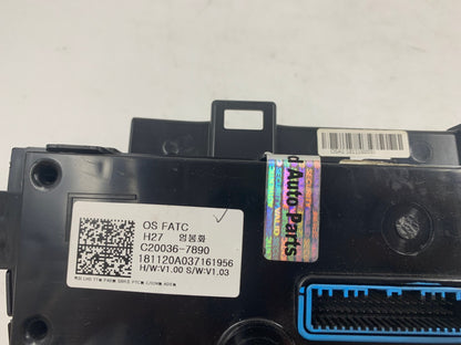 2018-2021 Hyundai Kona AC Heater Climate Control Temperature Unit OEM C03B66024