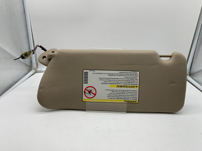 2004-2009 Cadillac SRX Passenger Sun Visor Tan Illuminated OEM A01B36044