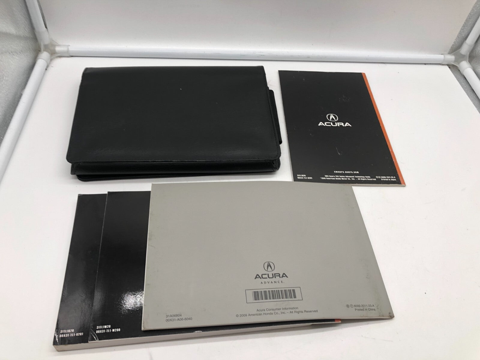2011 Acura TSX Owners Manual Set with Case OEM A01B10003