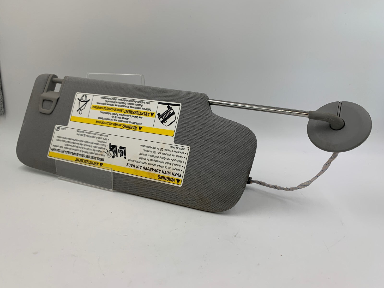 2020-2022 Chevrolet Equinox Driver Sun Visor Gray Illuminated B03B33080