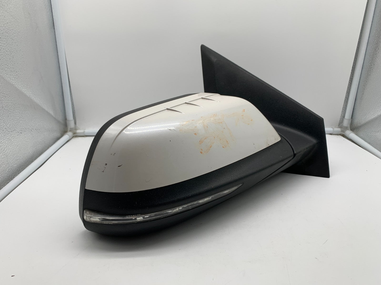 2015-2018 Ford Edge Passenger Side View Power Door Mirror White BSA C03B57005