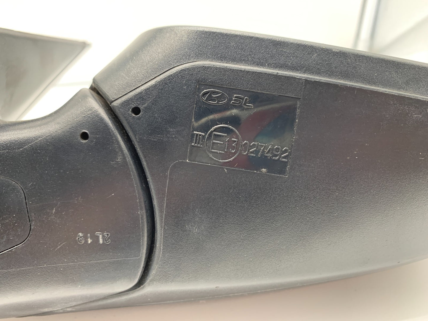 2012-2017 Hyundai Accent Passenger Side View Power Door Mirror Black C03B50012