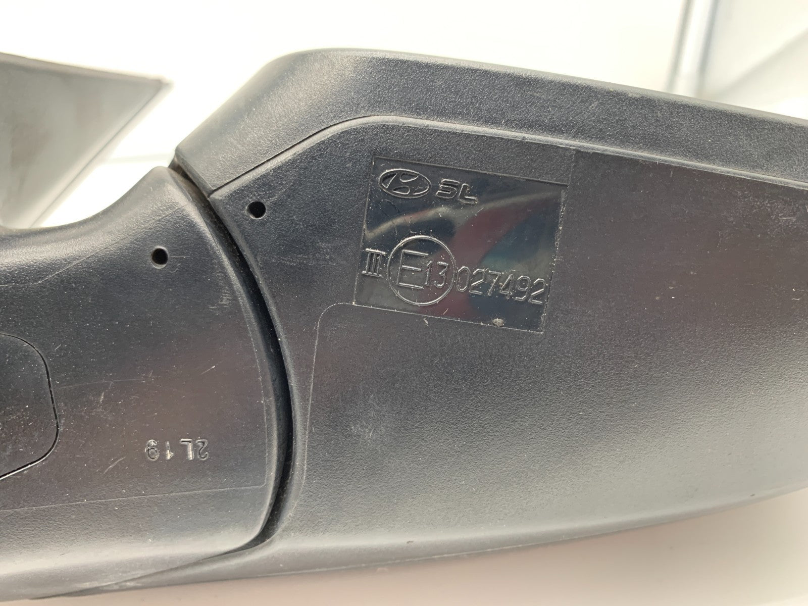 2012-2017 Hyundai Accent Passenger Side View Power Door Mirror Black C03B50012