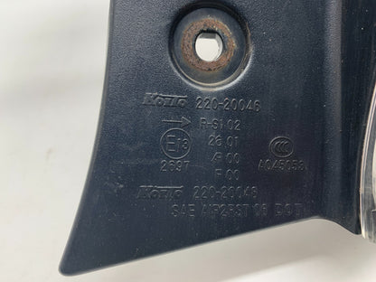 2009-2013 Subaru Forester Passenger Side Tail Light Taillight OEM B04B54067