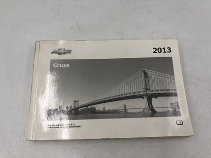 2013 Chevrolet Cruze Owners Manual Set OEM A02B18024