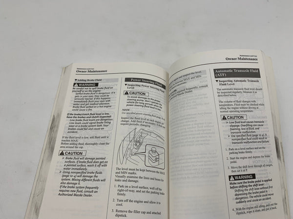 2008 Mazda CX7 CX-7 Owners Manual Handbook Set with Case OEM K02B49010