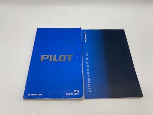 2016 Honda Pilot Owners Manual Set OEM D01B41077