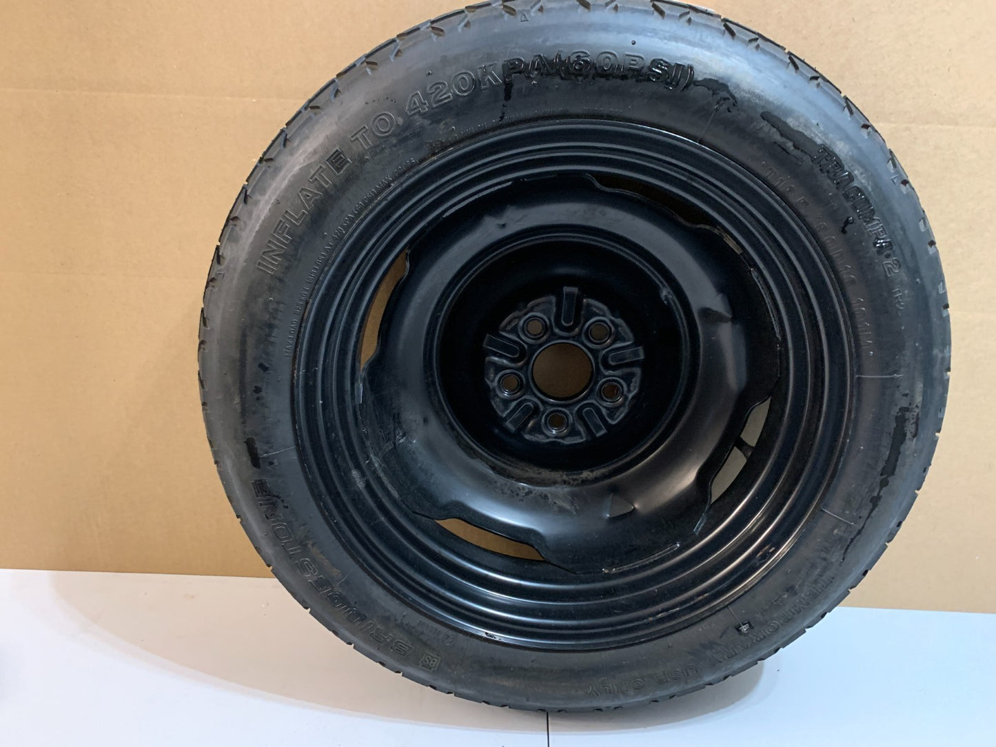 2010-2015 Toyota Prius 16" Spare Tire Compact Donut T135/80D16 OEM