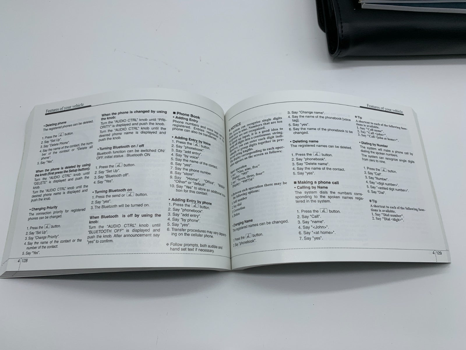 2010 Hyundai Santa FE Owners Manual Set with Case OEM B04B49013