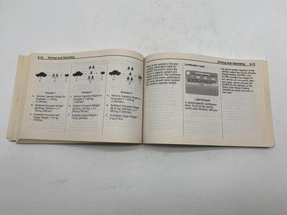 2012 Chevrolet Cruze Owners Manual Set OEM B04B24006