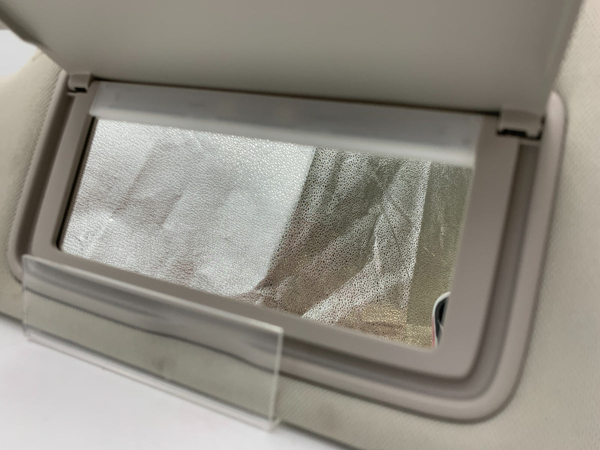 2014-2022 Infiniti Q50 Driver Sun Visor Gray Illuminated OEM B04B09006