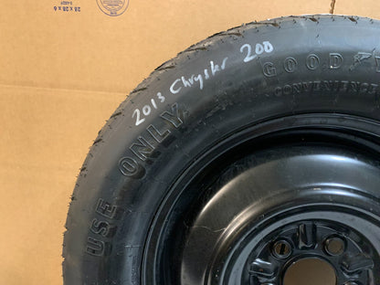 2011-2014 Chrysler 200 17" Spare Tire with Jack Kit Compact Donut T155/90D16