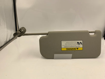 2012-2017 Kia Rio Passenger Sun Visor Gray OEM C01B50022
