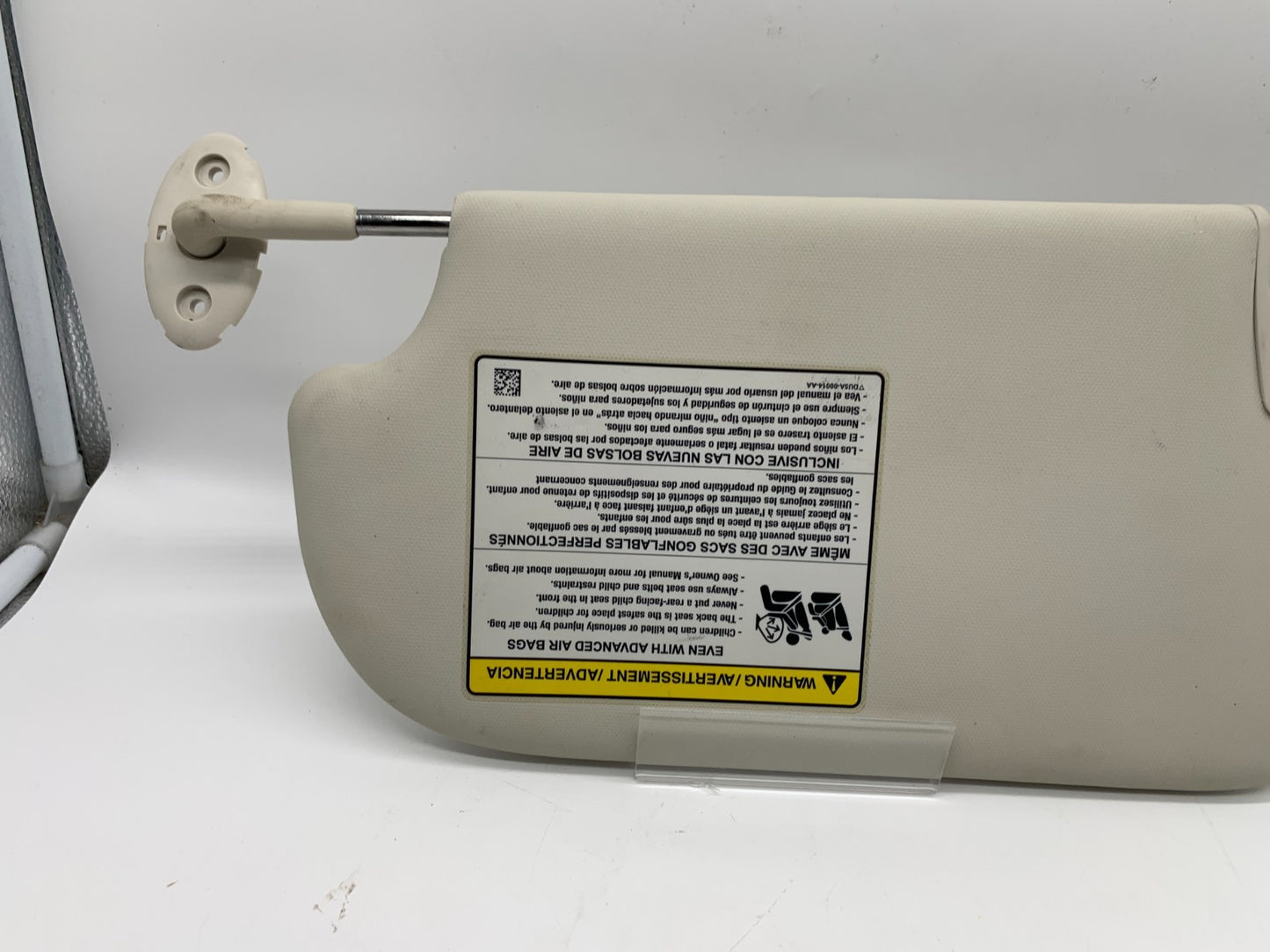 2013-2019 Ford Escape Passenger Sun Visor Gray OEM A02B54014